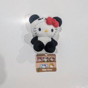 Hello Kitty panda costume plush figurine soft toy mini cute official sanrio
